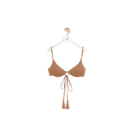 Women Crochet Bra Top - Beige