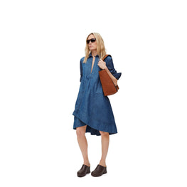 Women Tunic Dress - Indigo Blue