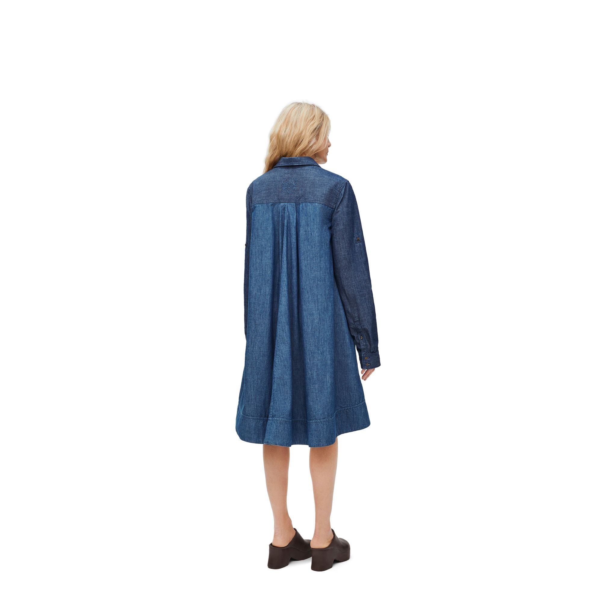 Women Tunic Dress - Indigo Blue