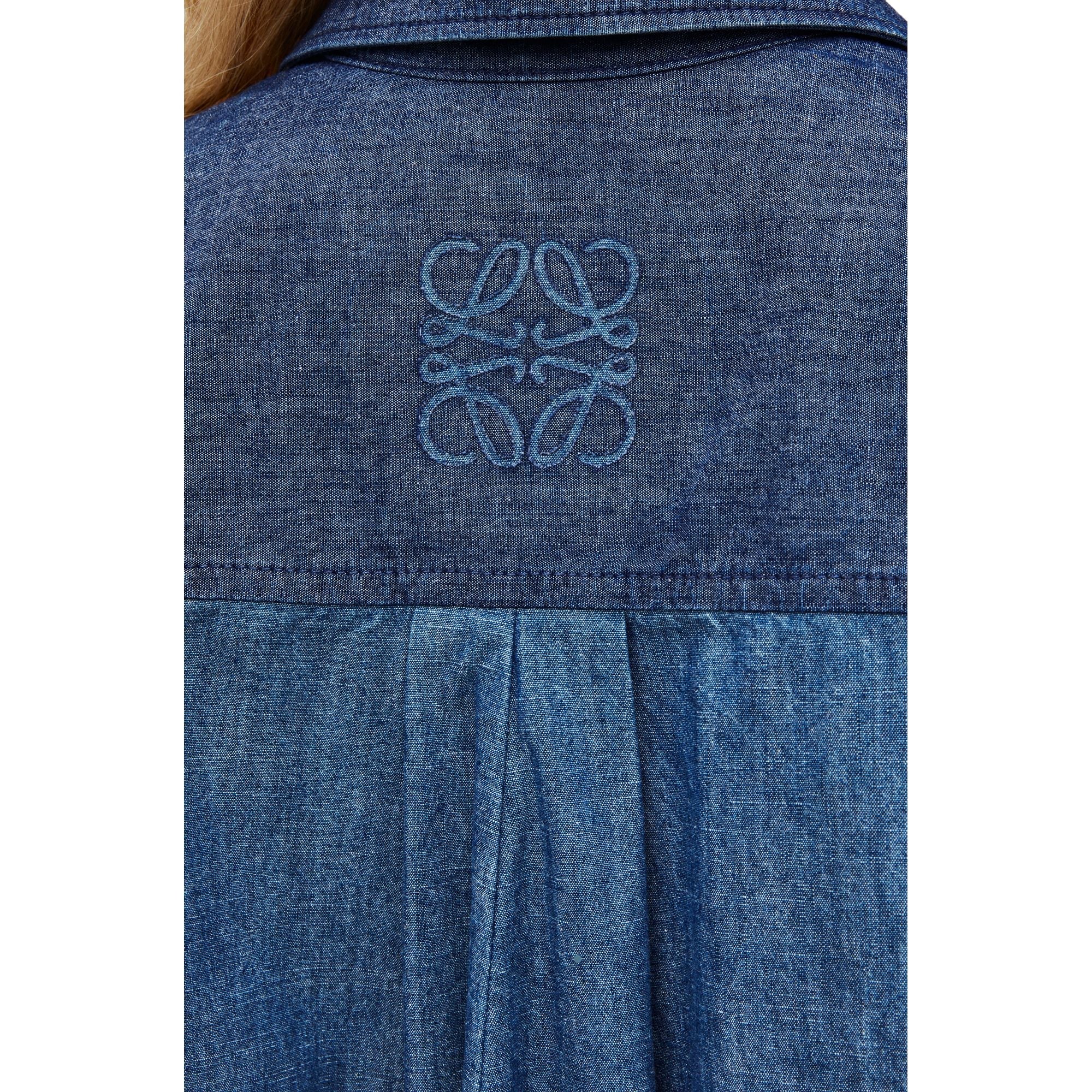 Women Tunic Dress - Indigo Blue