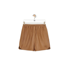 Women Shorts - Light Grey/Brown