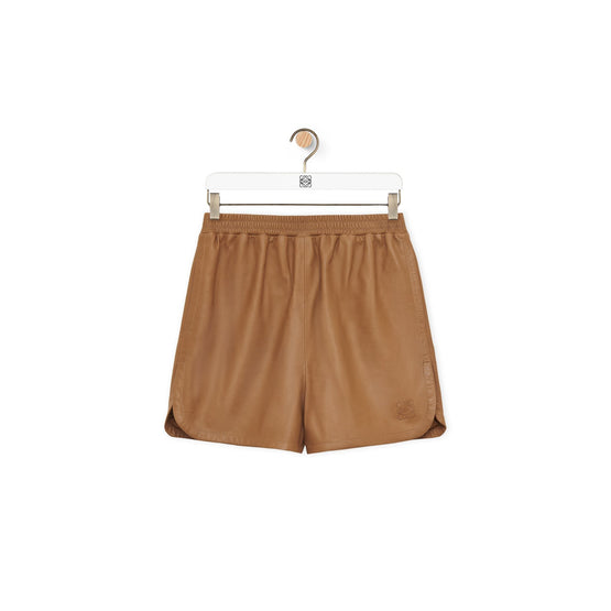 Women Shorts - Light Grey/Brown