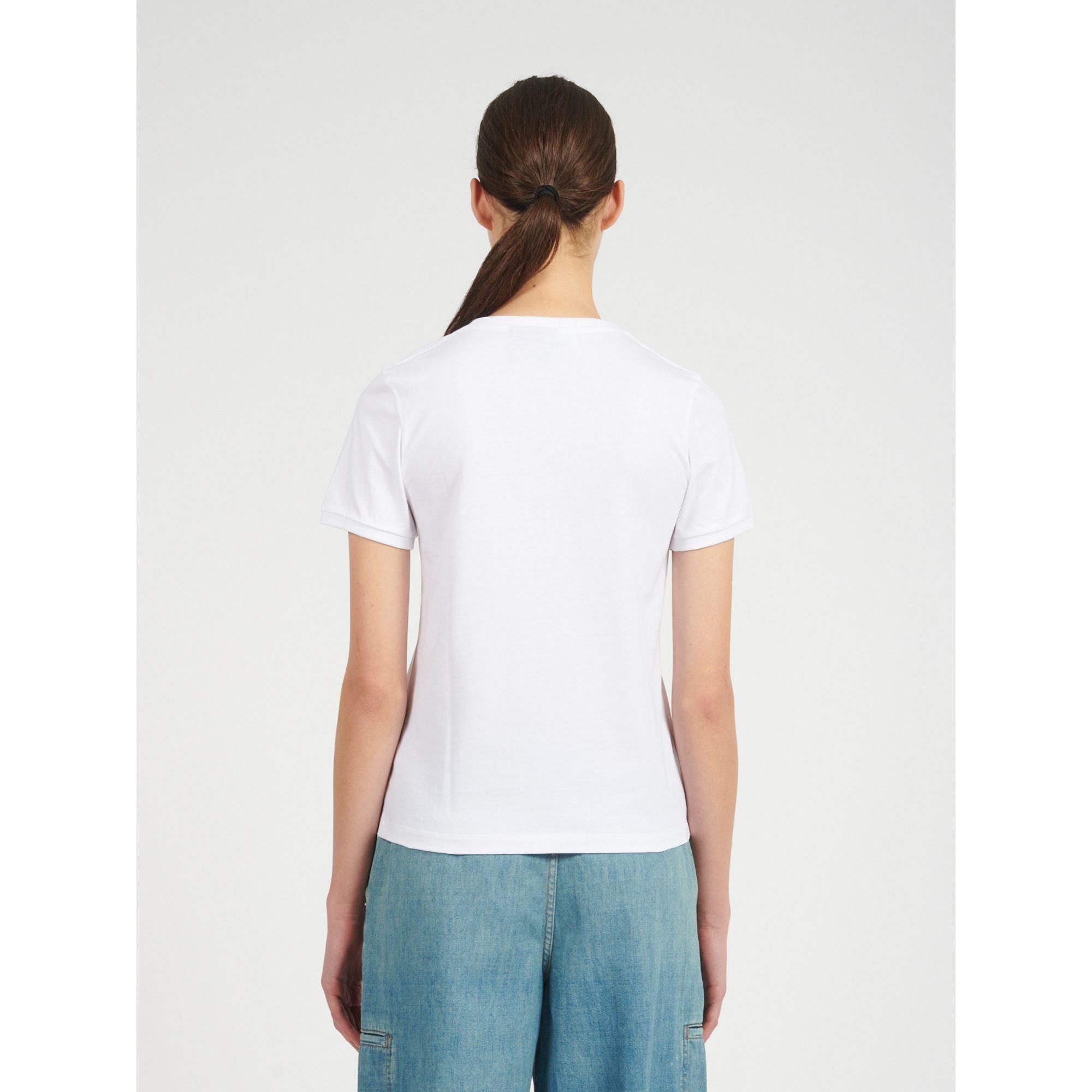 Women Fennel T-Shirt - White/Multicolor