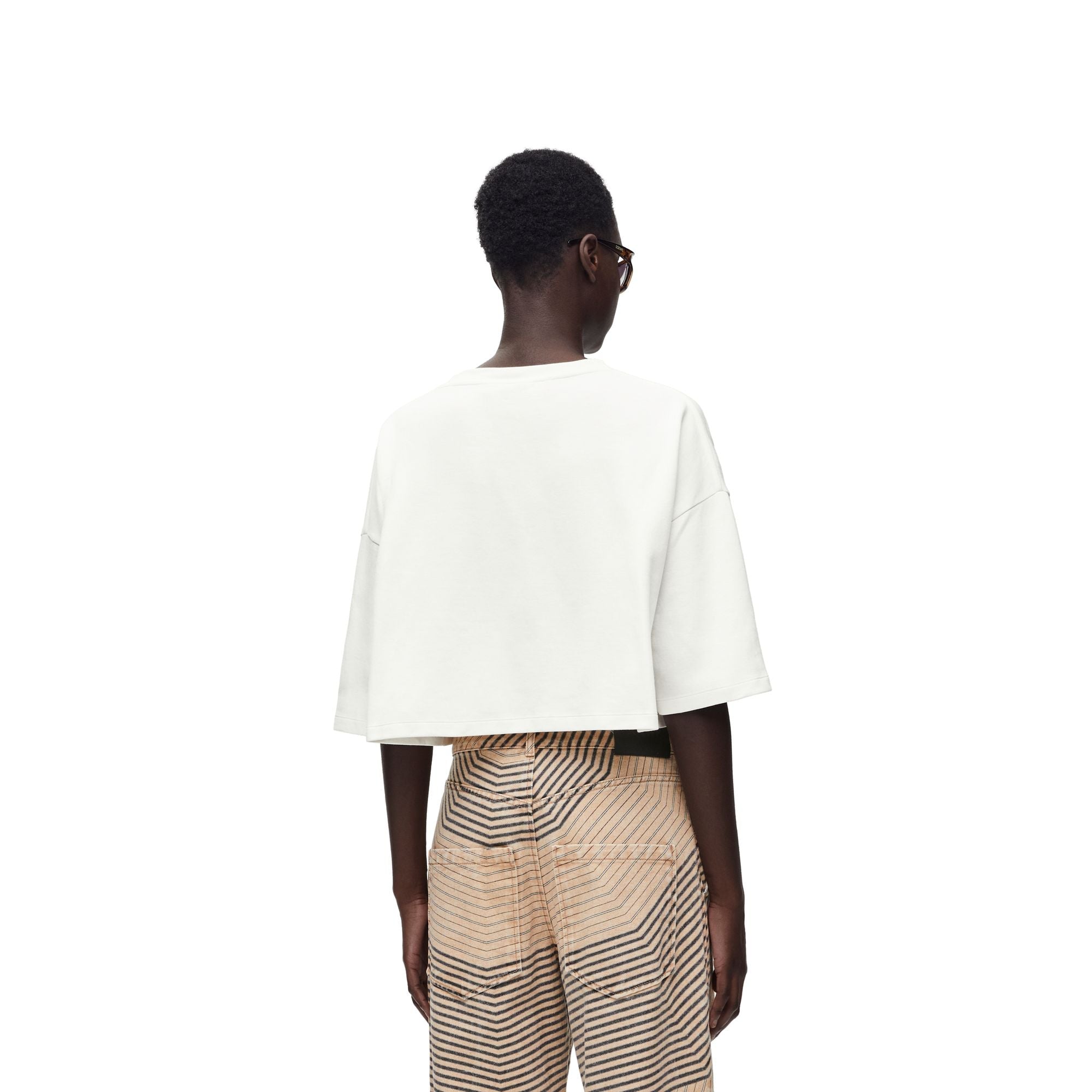 Women Cropped T-Shirt - Off-White
