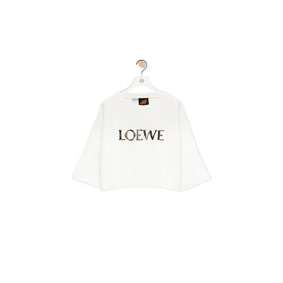 Women Cropped T-Shirt - Off-White