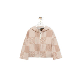 Women Cropped Hoodie - Tosca Beige