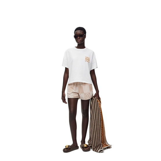 Women Shorts - Tosca Beige