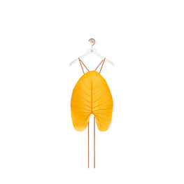 Women Leaf Top - Bright Orange