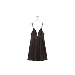 Women Strappy Dress - Dark Brown