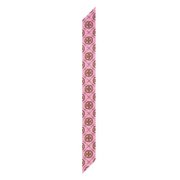 Women T Monogram Ribbon Tie - Bright Pink