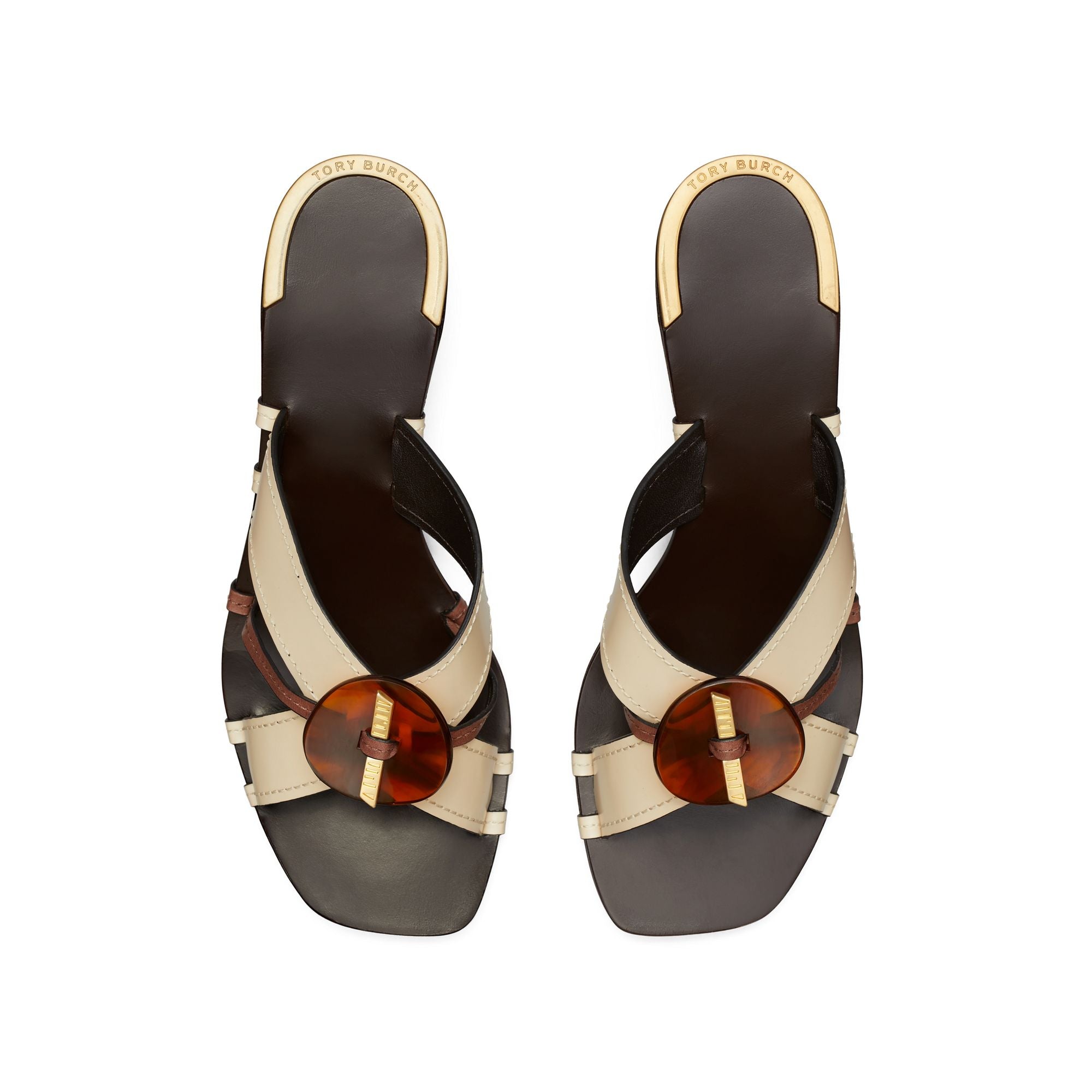 Women Knotted Heeled Mule Sandal 45Mm - New Cream / T Moro