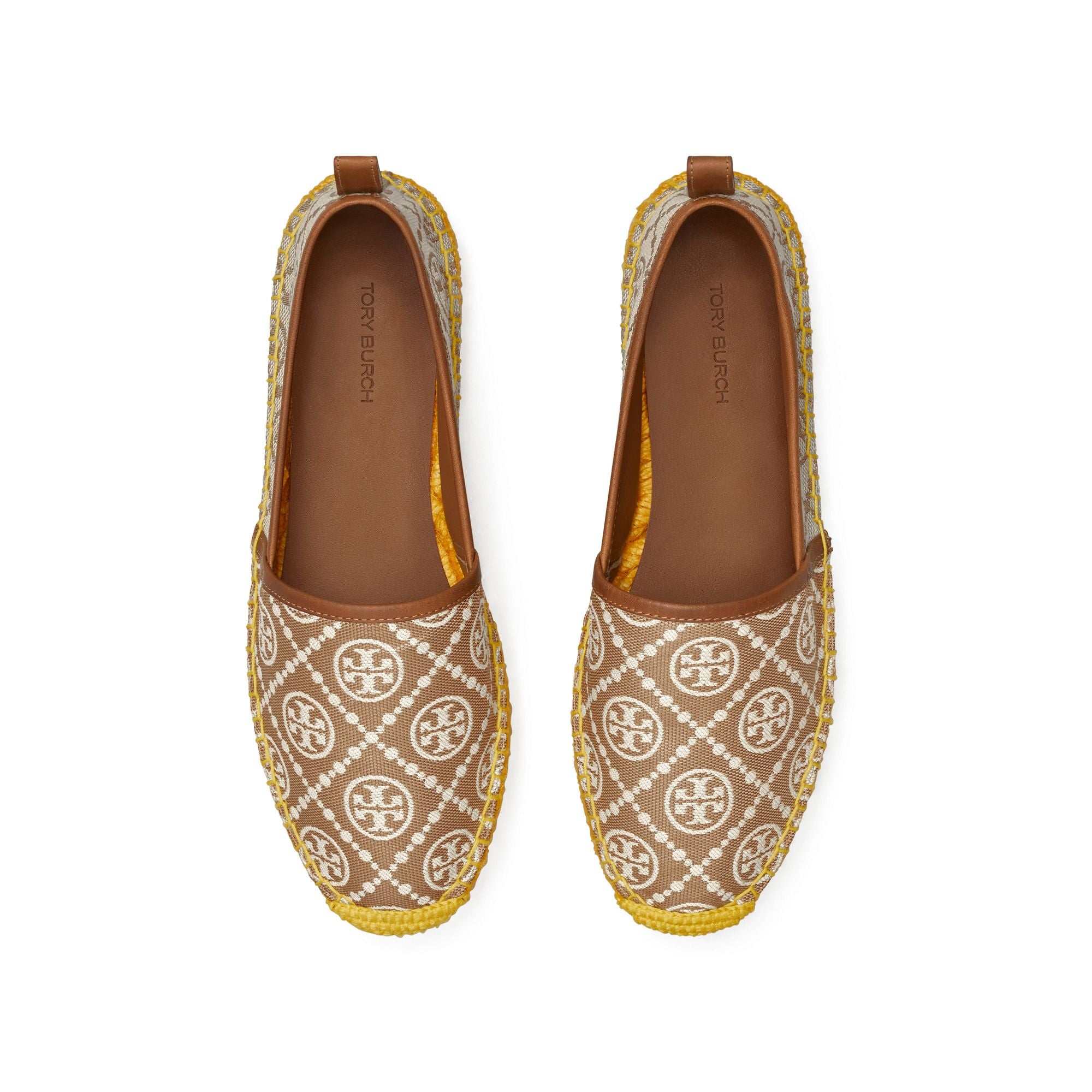 Women T Monogram Platform Espadrille - Inverse Hazel  / Hazel