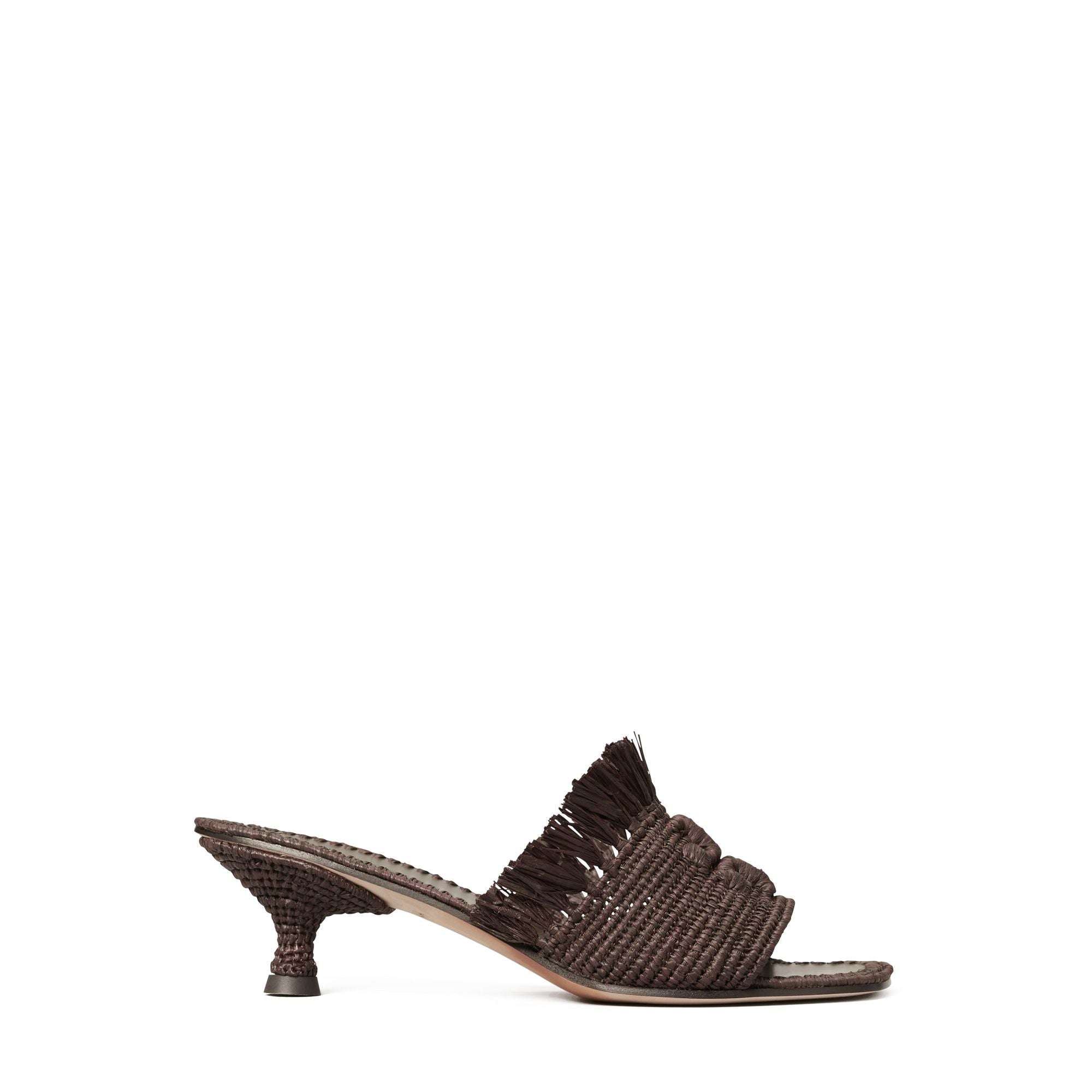 Women Eleanor Raffia Low Heel 55Mm - Coconut