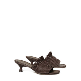 Women Eleanor Raffia Low Heel 55Mm - Coconut