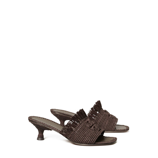 Women Eleanor Raffia Low Heel 55Mm - Coconut