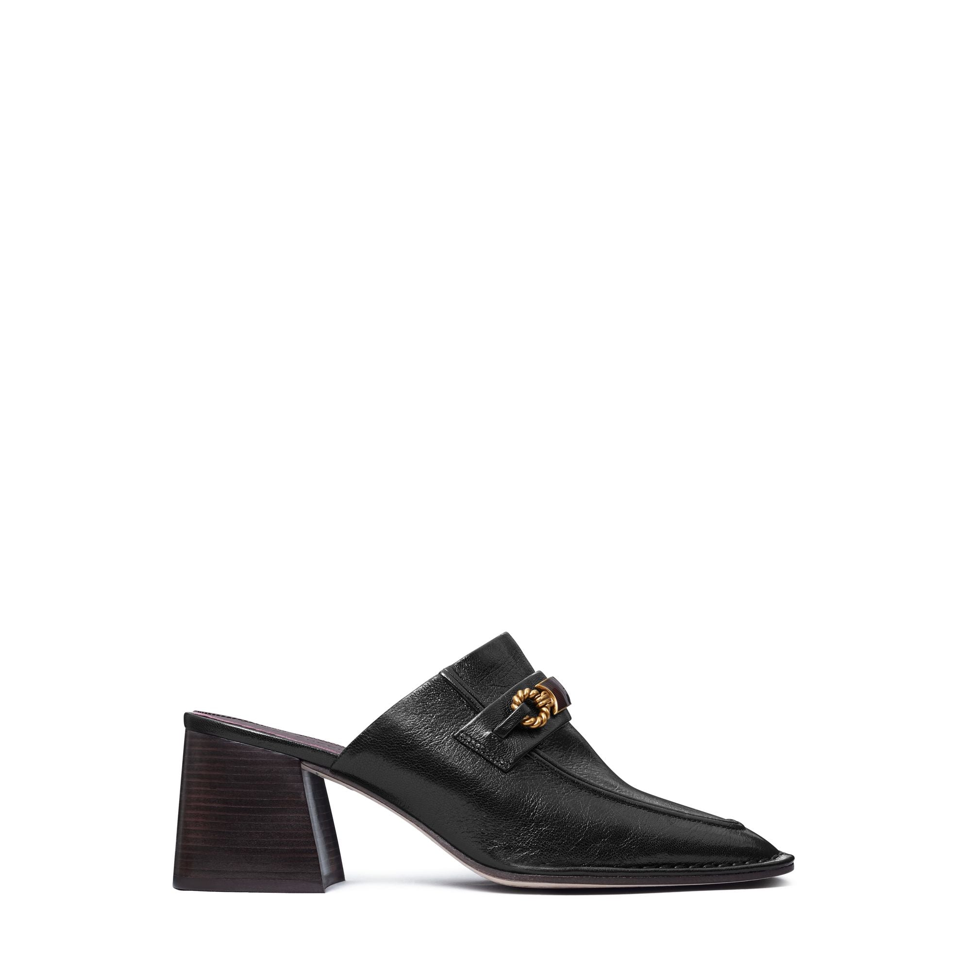 Women Perrine Heel Mule 65Mm - Perfect Black