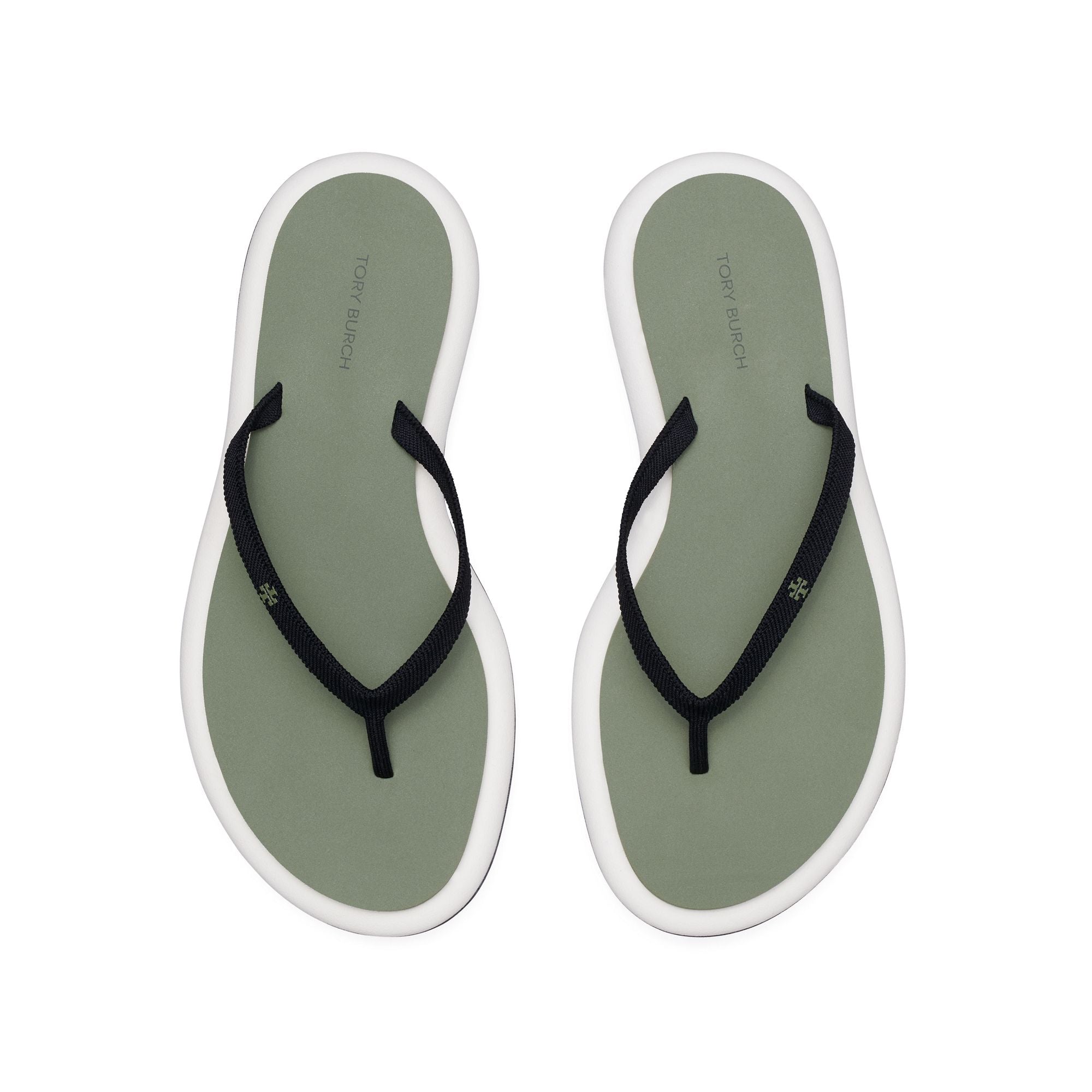 Women Layered Flip Flop - Perfect Black / Daphne / New Ivory