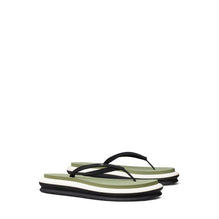 Women Layered Flip Flop - Perfect Black / Daphne / New Ivory