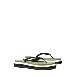 Women Layered Flip Flop - Perfect Black / Daphne / New Ivory
