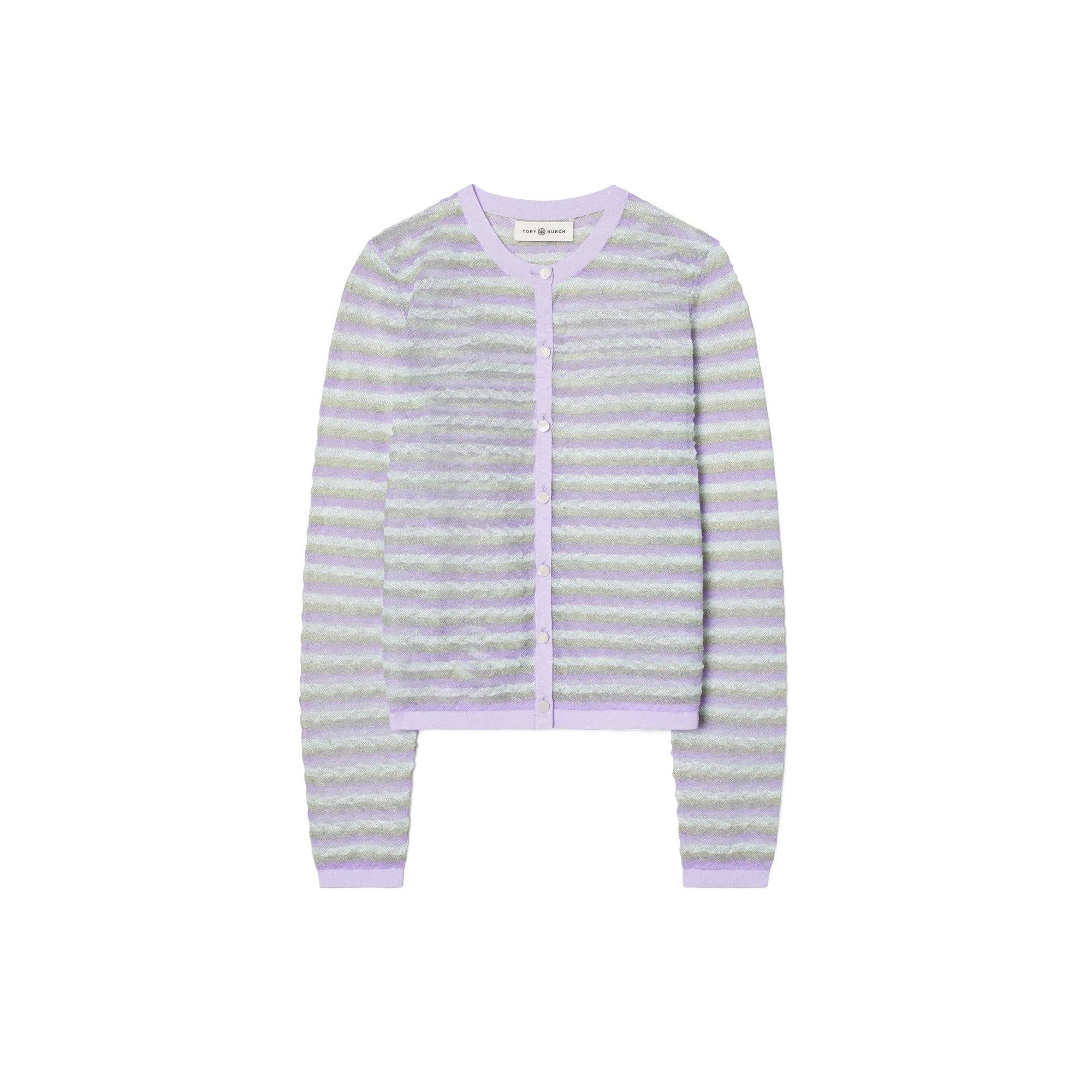 Women Shimmer Cardigan - Lilac Shimmer