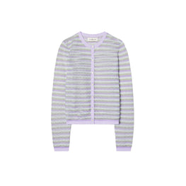 Women Shimmer Cardigan - Lilac Shimmer