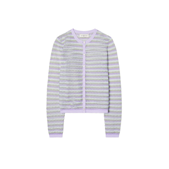 Women Shimmer Cardigan - Lilac Shimmer
