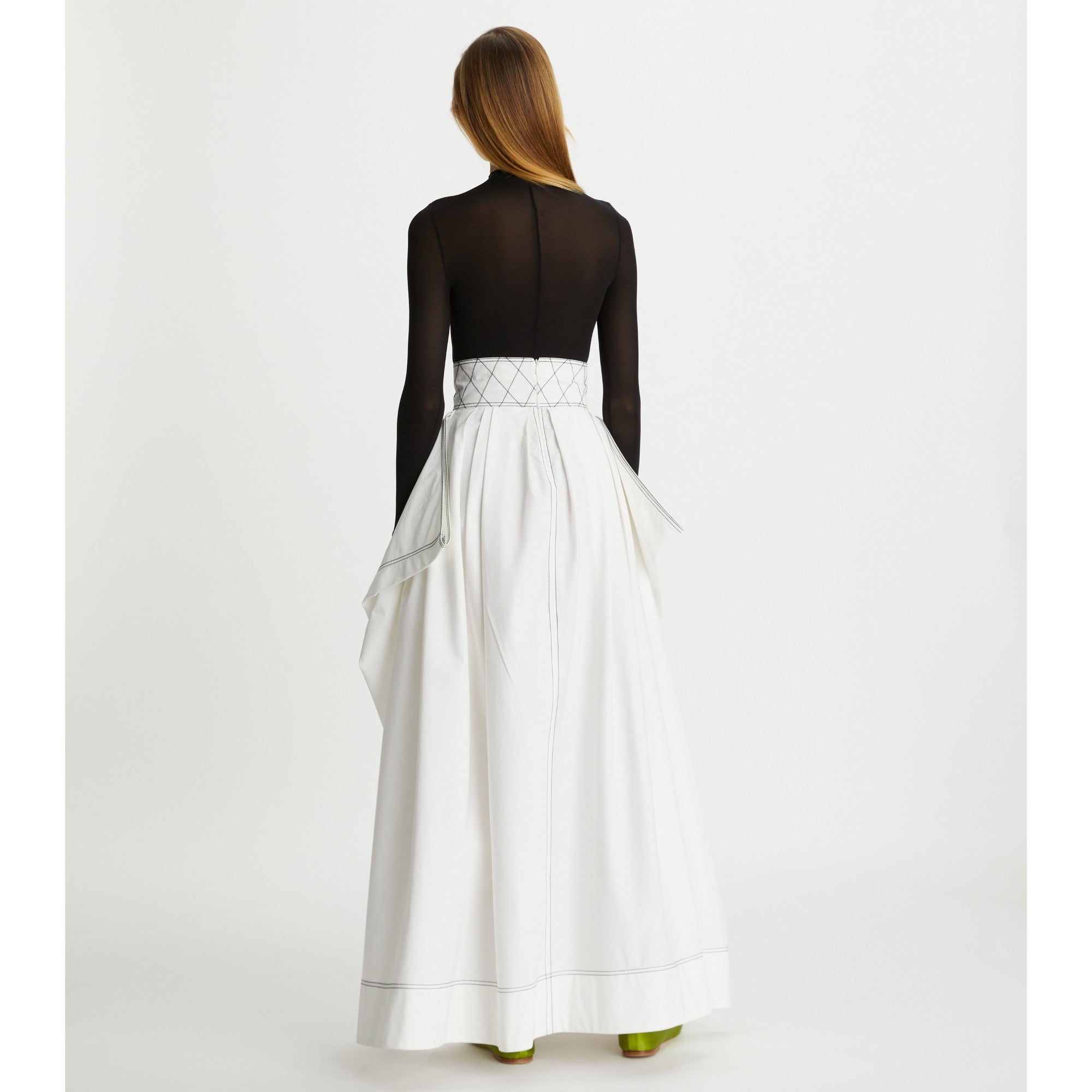 Women Long-Sleeve Jersey Top - Black