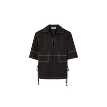 Women Cotton Poplin Tunic - Black