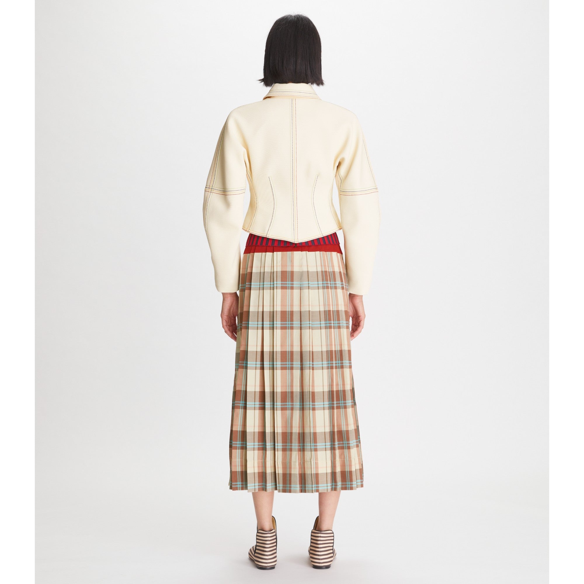 Women Cotton Twill Jacket - French Cream