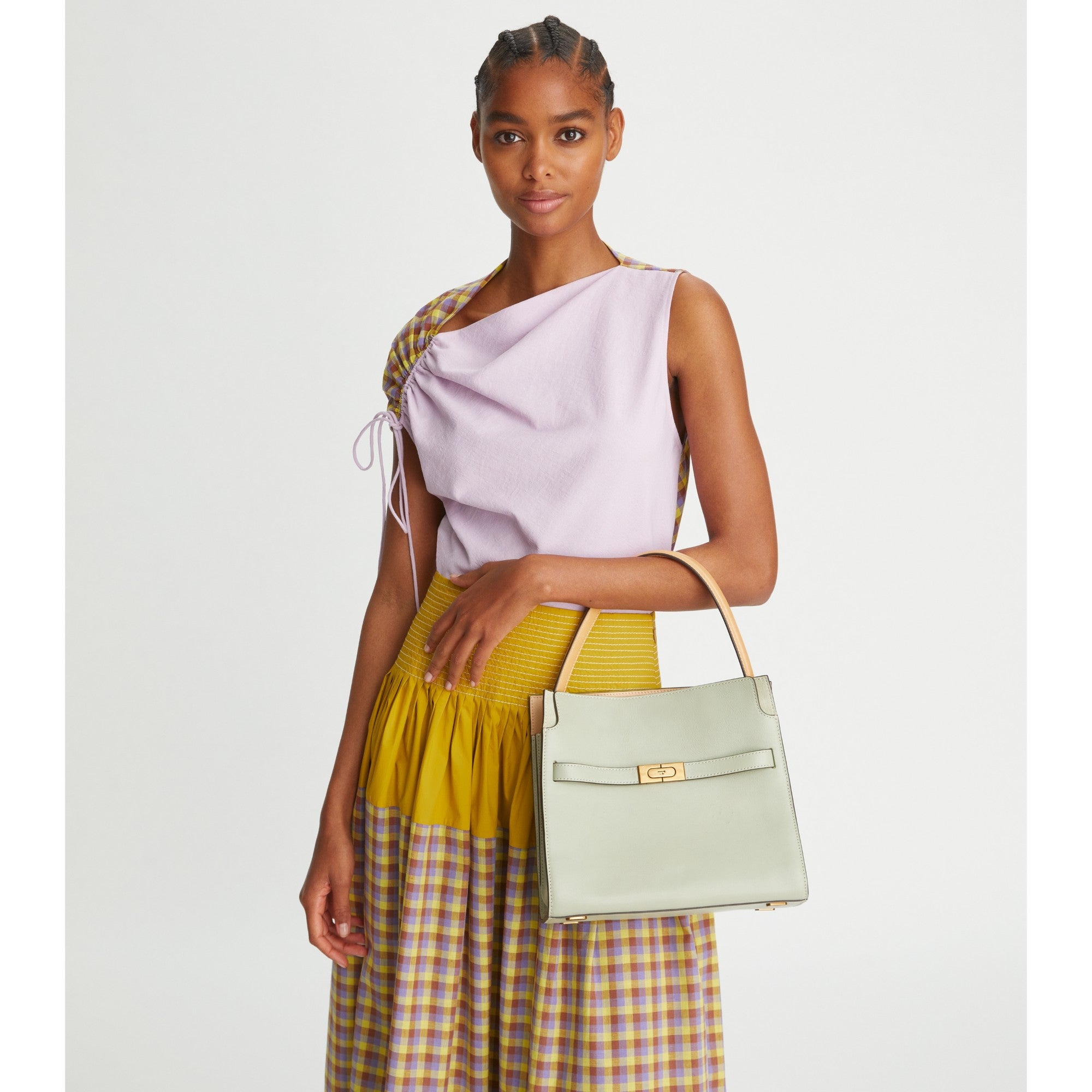 Women Lee Radziwill Small Double Bag - Pine Frost