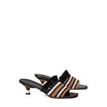 Women Eleanor Raffia Kitten Heel 55Mm - Cannoli / New Ivory / Plum