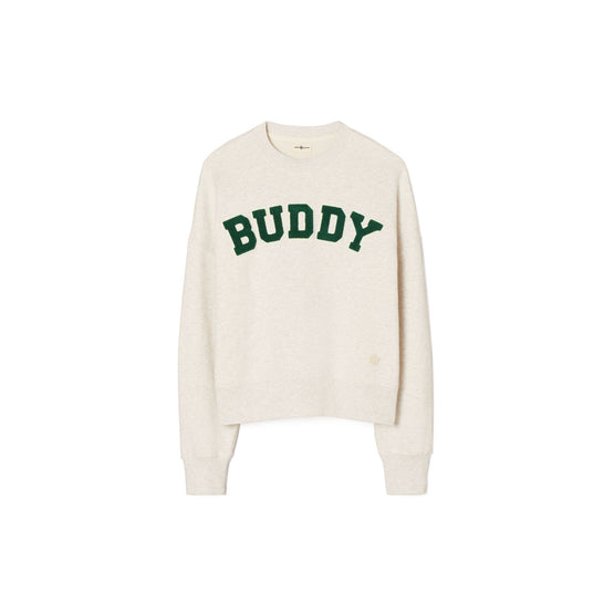Women French Terry Buddy Crew - Light Grey Heather