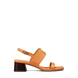 Women Eleanor Heel Sandal 55Mm - Brandy / Gold