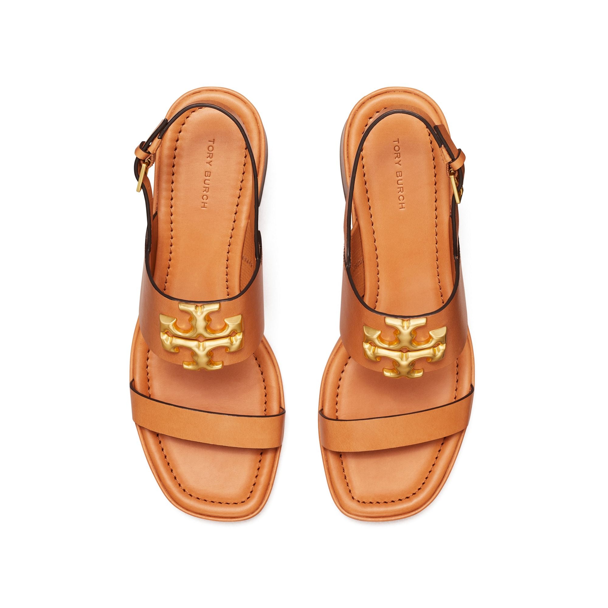 Women Eleanor Heel Sandal 55Mm - Brandy / Gold