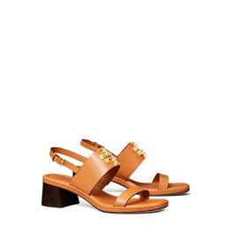 Women Eleanor Heel Sandal 55Mm - Brandy / Gold