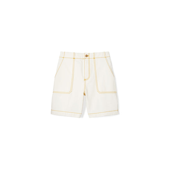 Women Denim Short - White Wash