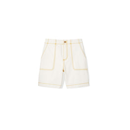 Women Denim Short - White Wash