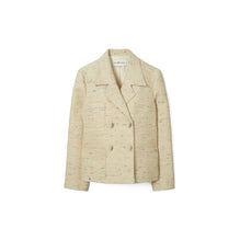Women Confetti Twill Blazer - Beige/ Multicolor