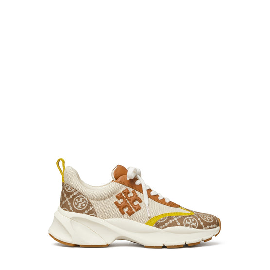 Women T Monogram Good Luck Trainer - Natural / Inverse Hazel T-Monogram / Tan