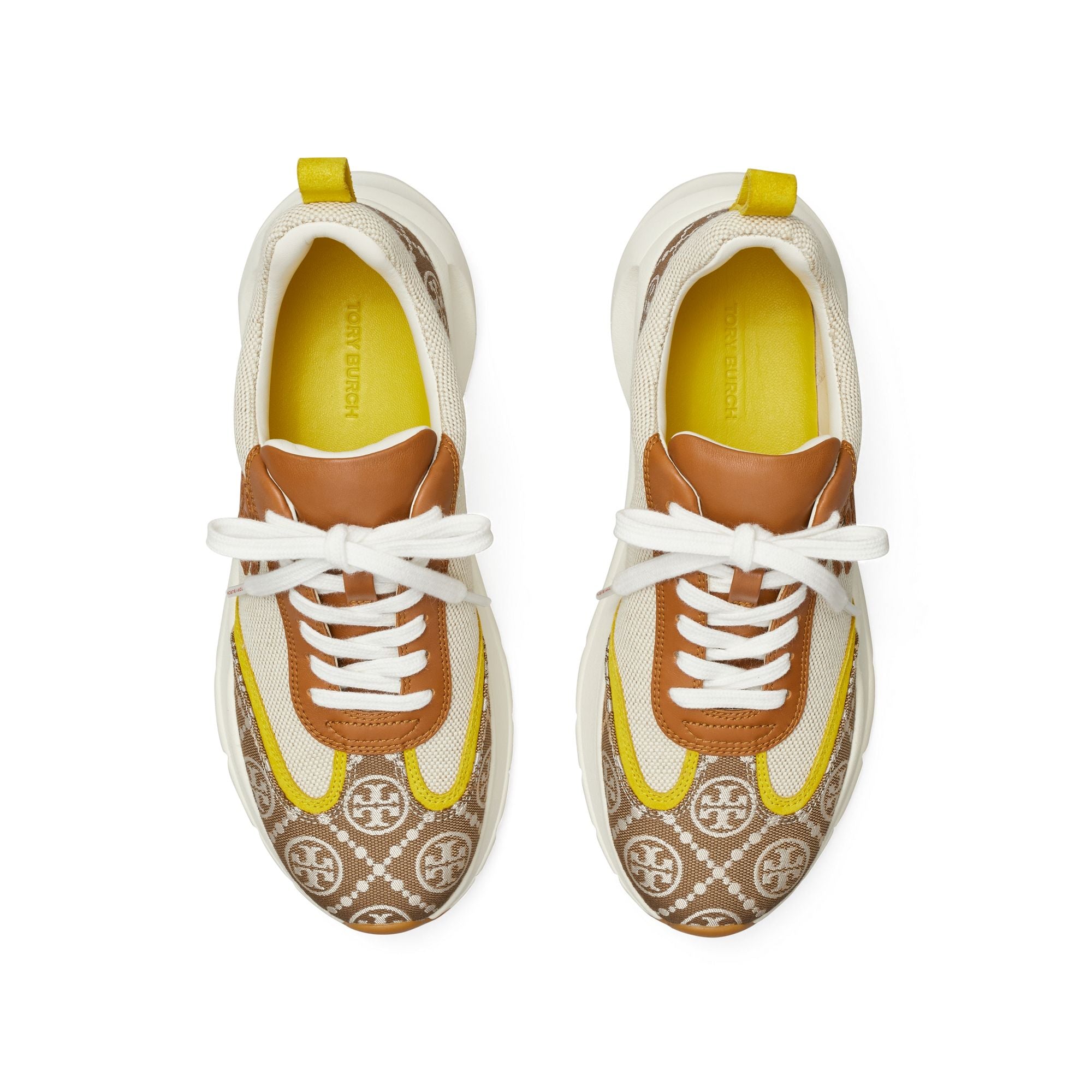 Women T Monogram Good Luck Trainer - Natural / Inverse Hazel T-Monogram / Tan