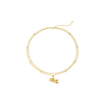Women Kira Pearl Pendant Necklace - Rolled Brass / Goldfinch
