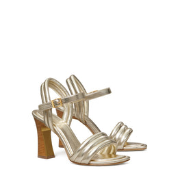 Women Puffed Up Sandal 100Mm - Spark Gold