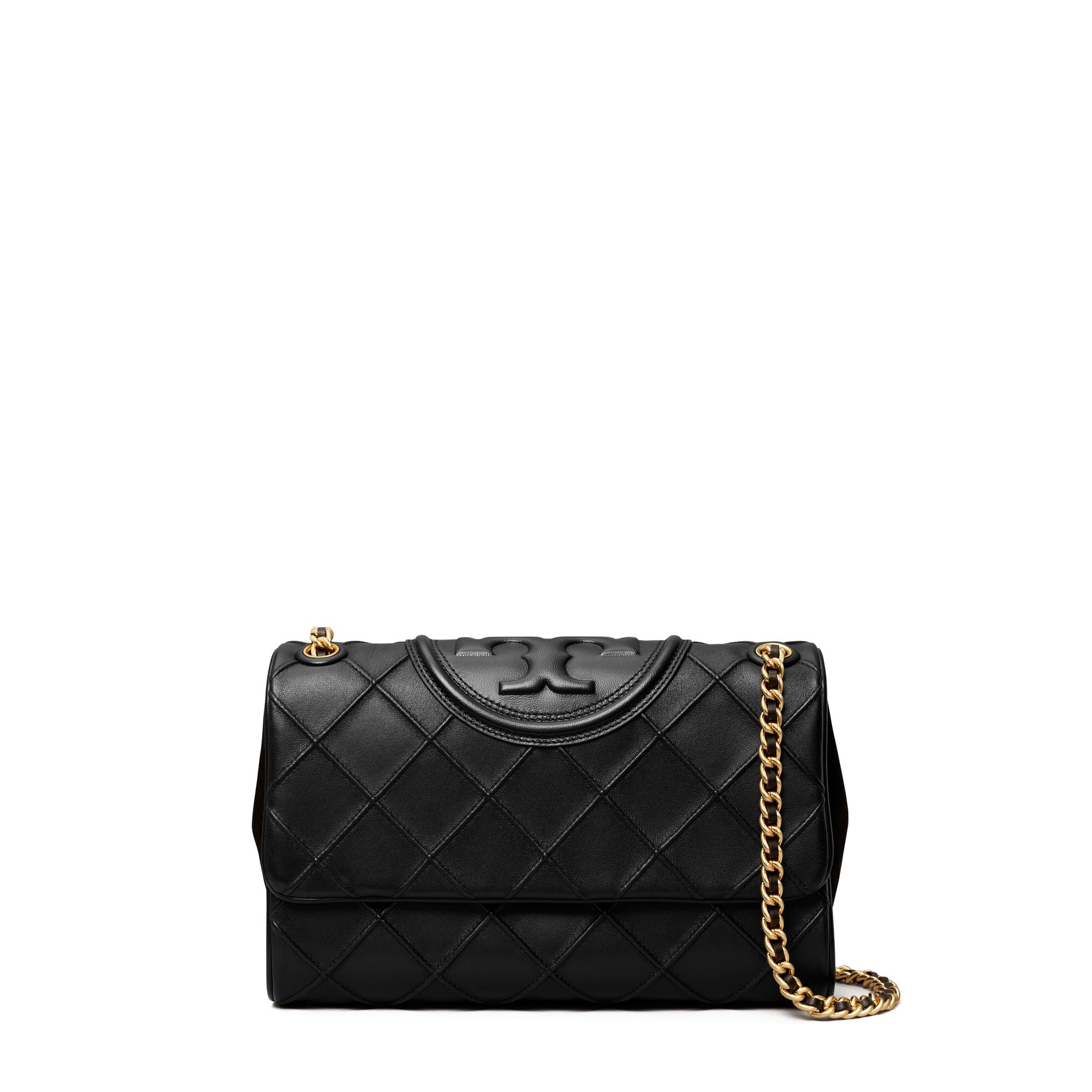 Women Fleming Soft Convertible Shoulder Bag - Black