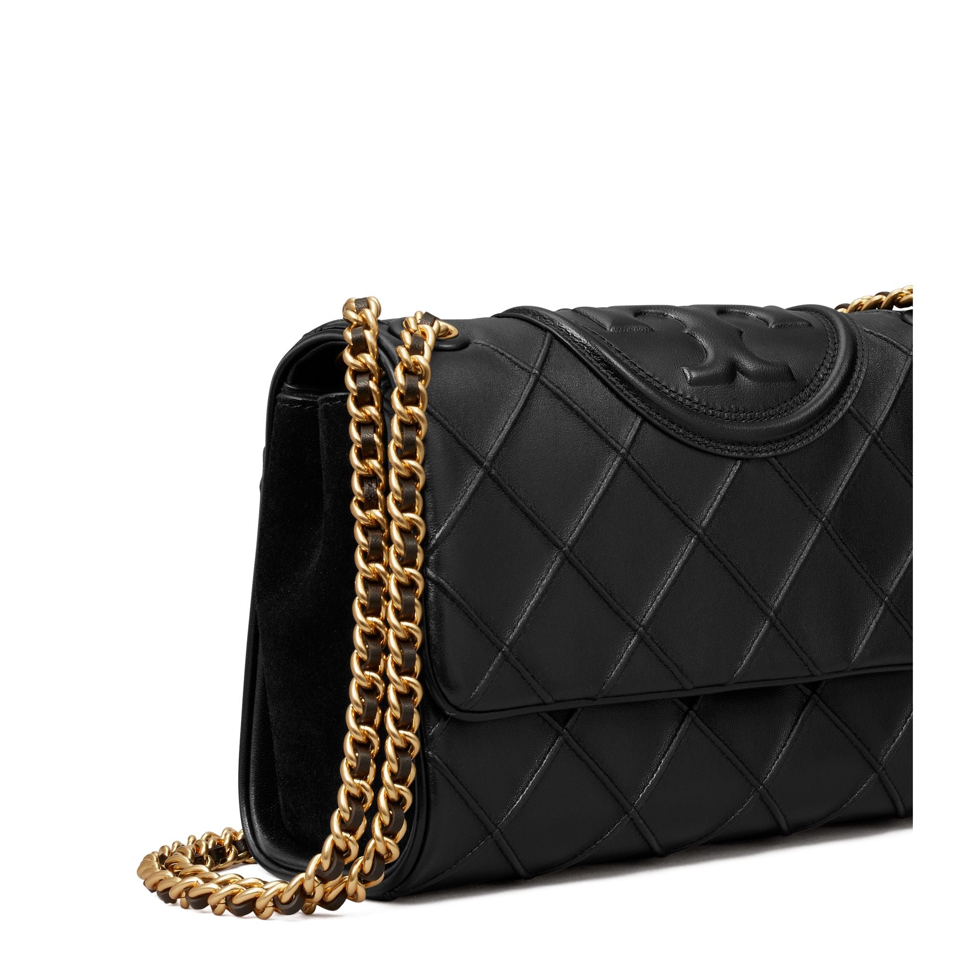 Women Fleming Soft Convertible Shoulder Bag - Black