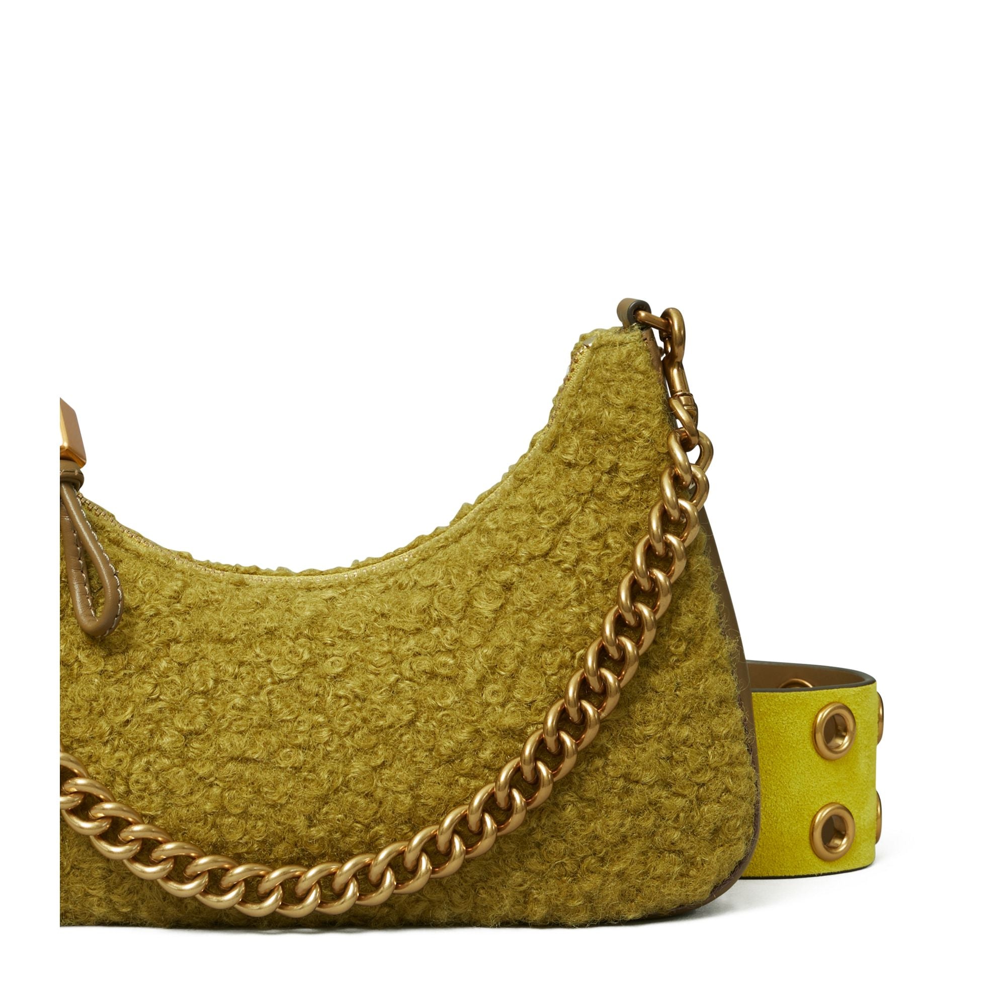 Women Mercer Boucle Small Shoulder Bag - Citrus Zest
