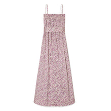 Women Ruffle Top Dress - Pink Tonal Ditsy
