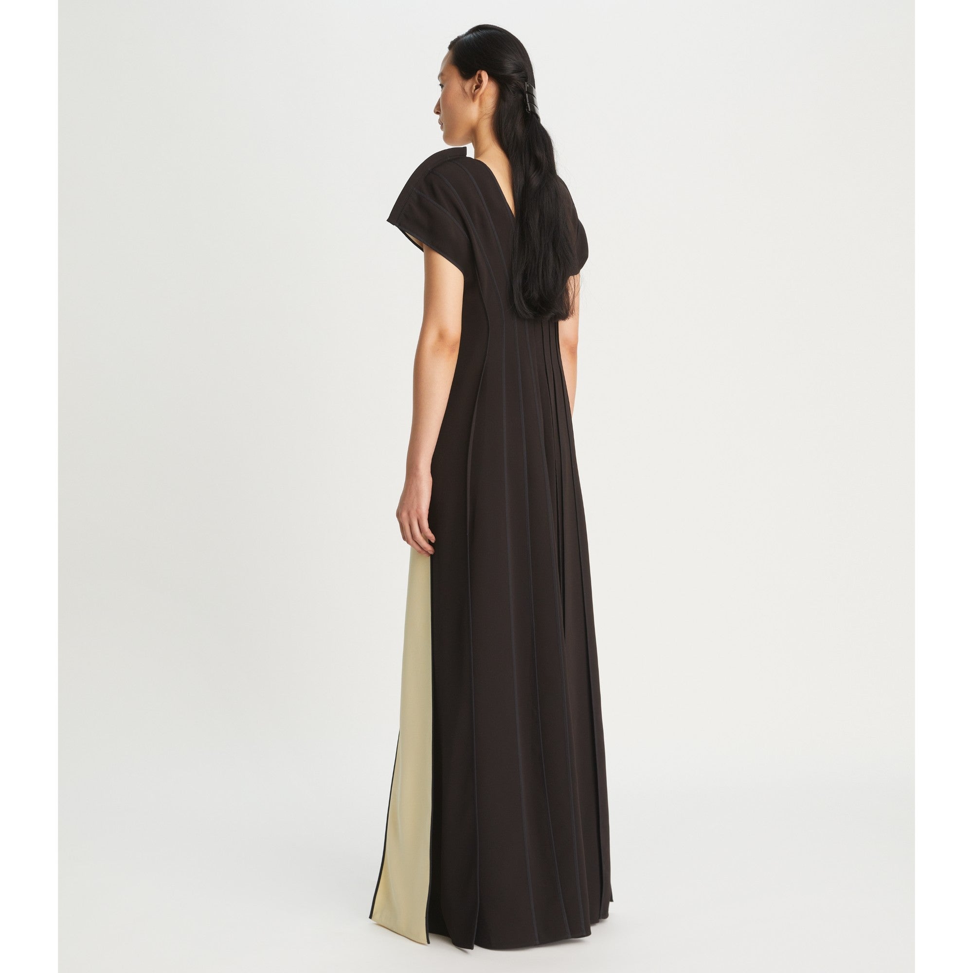 Women Crepe Gown - Vanilla Custard