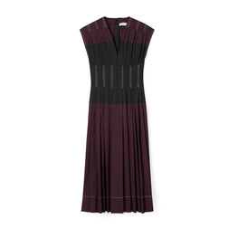 Women Cotton Poplin Claire Mccardell Dress - Evening Plum