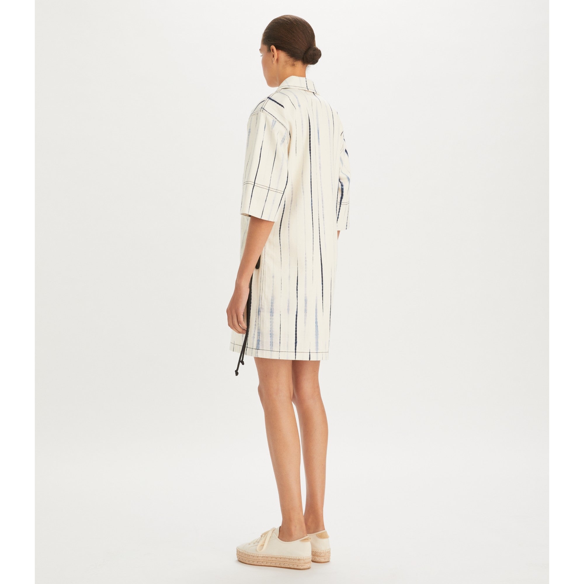 Women Wavelength Denim Shirtdress - Multi