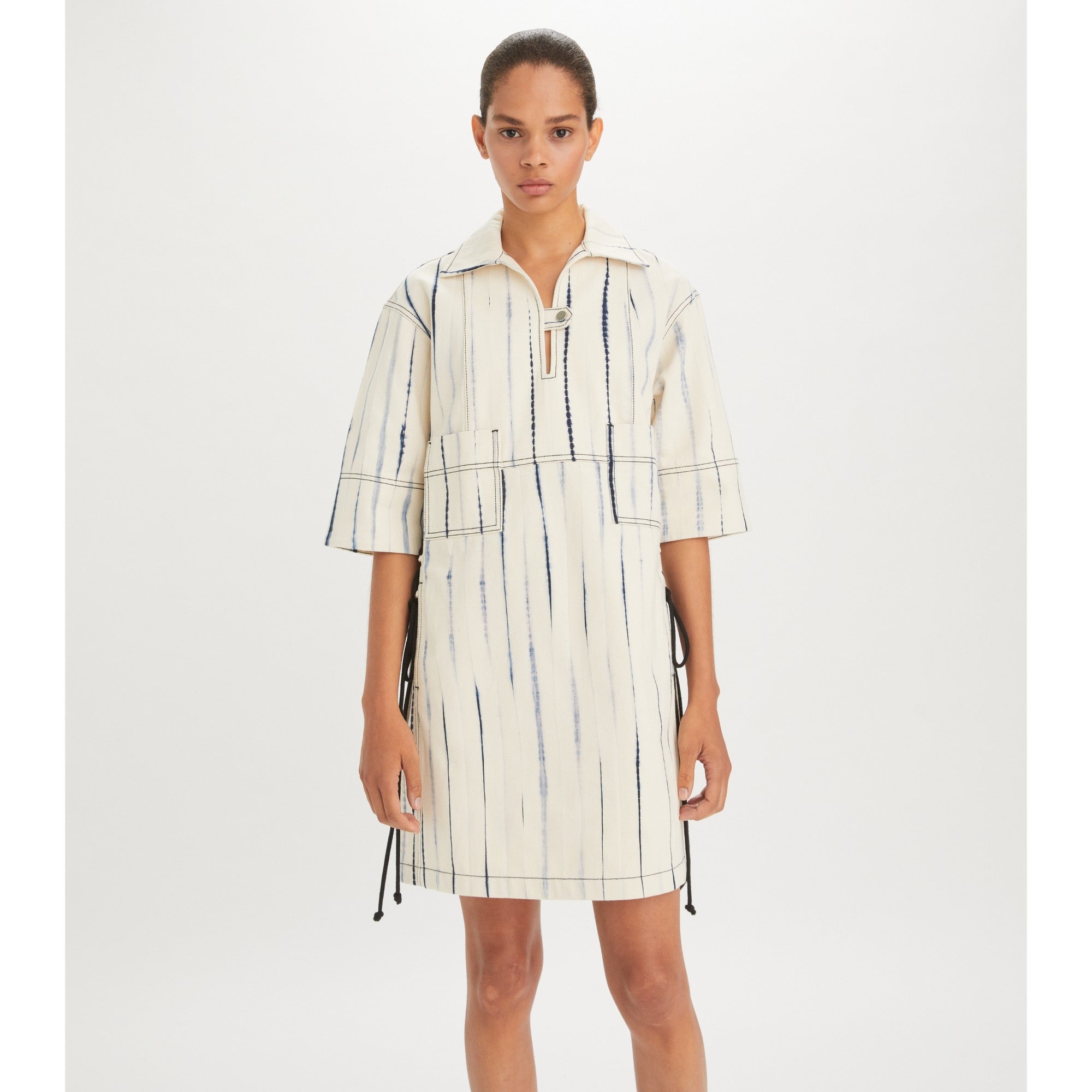 Women Wavelength Denim Shirtdress - Multi